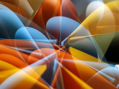 Abstract representation of balance through athletic form.